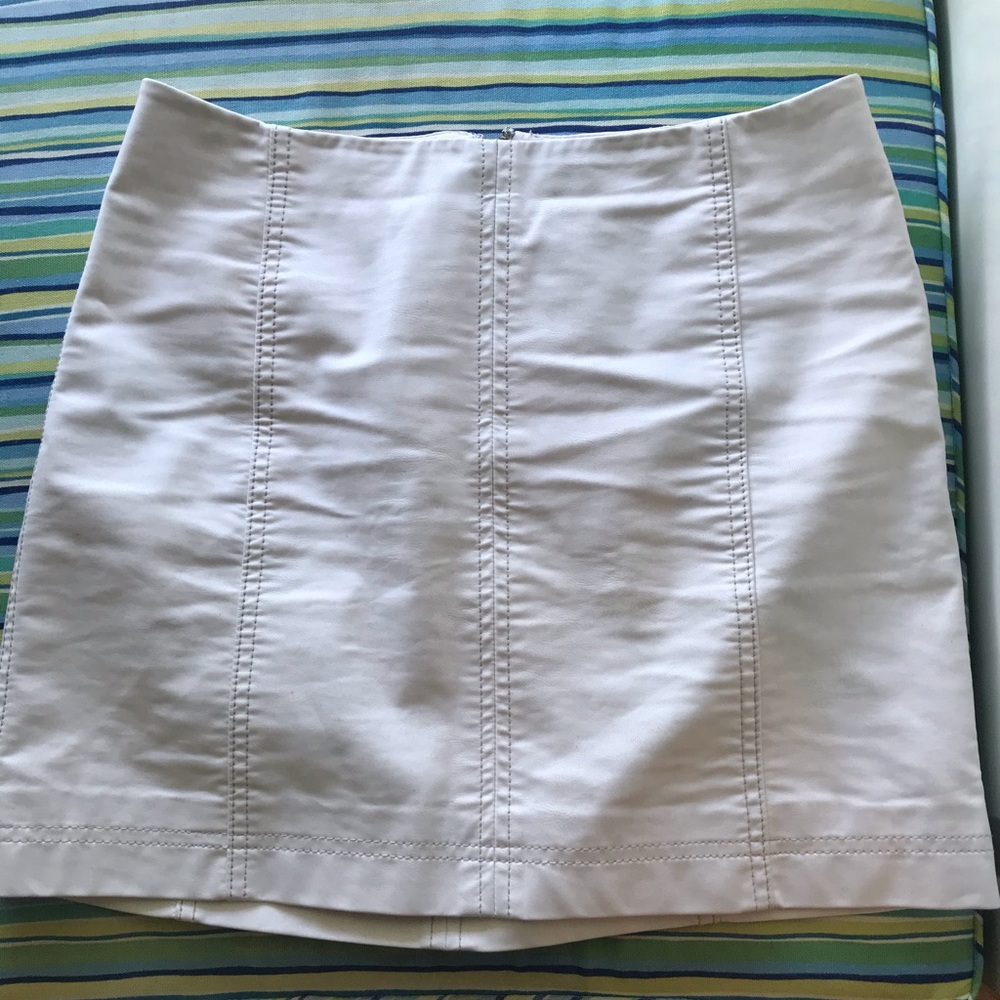 FreePeople Vegan Leather Skirt